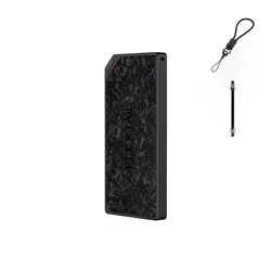 KJB Prenosna USB baterija 10000 mAh, dva USB-C priključka, s kablom