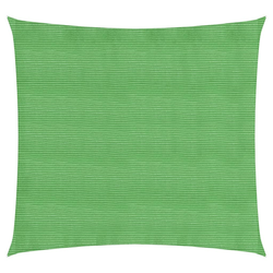 Den Senčno jadro 160 g/m2 svetlo zeleno 3,6x3,6 m HDPE