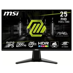 MSI Gejmerski monitor MAG 255XF, 24,5 inča (62,23cm), Full HD Rapid IPS 300Hz
