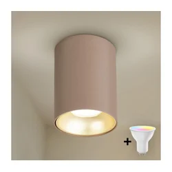 Brilagi - LED RGBW prigušiva spot svetiljka TRINE 1xGU10/6W/230V bež/zlatna