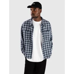 Empyre Boxy Flannel Shirt washed blue
