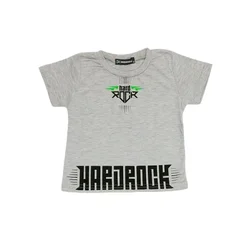 VRABAC Majica za bebe Hard rock, Siva