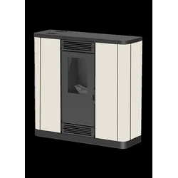MARELI Kamin na pelet AURORA SLIM 10 air (10kW) krem