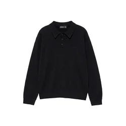 Pull&Bear Pulover črna