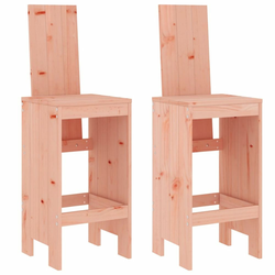 Barski stolci 2 kom 40 x 42 x 120 cm od masivne duglazije