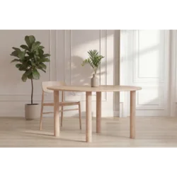 Venture Design Jedilna miza Hilo 130x110x75 cm naravna barva