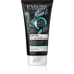 Eveline Facemed+ Pasta za umivanje lica s Aktivnim Ugljenom 150 ml