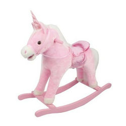 Plišani Konjić Jednorog - klackalica sa zvučnim efektima - Pink ( 856151 )