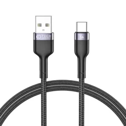 TECH-PROTECT ULTRABOOST TYPE-C CABLE 3A 100CM BLACK (9490713928783)