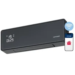 Concept QH4100 - Električni grejač 1000/2000W Wi-Fi IP22 siva + daljinski upravljač