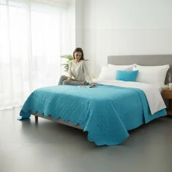 Pamučni prekrivač 220x230cm sa ukrasnom jastučnicom 40x40cm - Lucia T ( VLK000241-luciat )