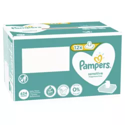 Pampers vlažne maramice sensitive 12x52 komada