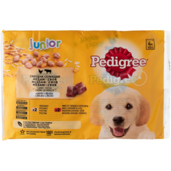 PEDIGREE Junior Poslastica za pse, Piletina i Govedina, 4x100 g