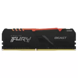 KINGSTON 16GB DDR4 (2x8GB), 3200MHz, FURY Beast RGB KF432C16BBAK2/16