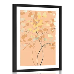 Plakat s paspartujem čarobnost vejice - 40x60 silver