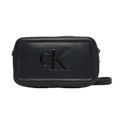 Calvin Klein Jeans  RAISED CK CAMERA BAG  Črna