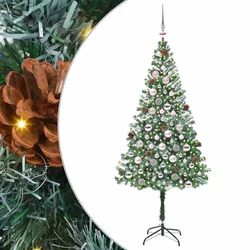 Umjetno božićno drvce s stalakom Zelena 180 cm PVC i čelik