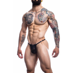 Cut4Men L4CE02 G-string with Lace Black L/XL