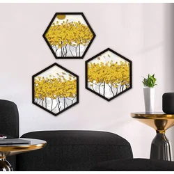 Wallity Uramljena slika 6GEN173520, 35x35 cm, 3 dela