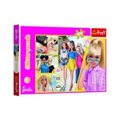 Trefl Puzzle Glitter Glitter Barbie 48x34cm 100 kosov