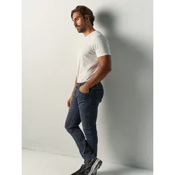 KOROSHI Kavbojke moder denim