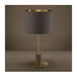 Eglo 390337 - Stona lampa SANTANDRIA 1xE27/40W/230V braon/zlatna