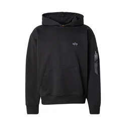 ALPHA INDUSTRIES Majica DTM ML črna