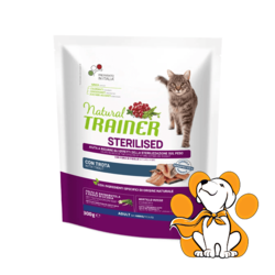 Natural Trainer Sterilised Cat With Trout 300g, Za Odrasle Sterilisane Mačke