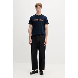 Tommy Jeans Majica DM0DM22548 Mornarsko modra Regular Fit