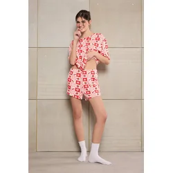 Trendyol Milla dečiji set pidžama Thmss26Pt00048, roze-multikolor