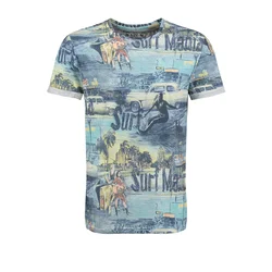Key Largo Majica KL Surf Mania modra