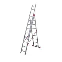 Aluminijumske merdevine 3 x 12 gazišta
