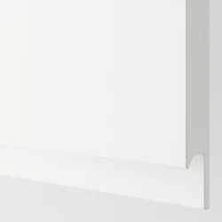 METOD / MAXIMERA Pod.ormarić i 2fronta/3fioke, bela/Voxtorp matirano bela, 40x37 cm