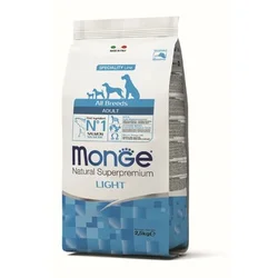 Monge Light Hrana Za Pse, Losos I Pirinač, Za Sve Rase, Adult, 2.5kg