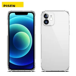 Pisen Maska za mobilni telefon iPhone 12 mini, Providna