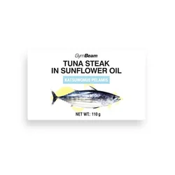 GymBeam Tuna steak in sunflower oil
