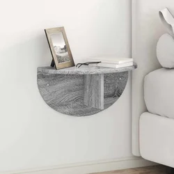 Polica na zidu Siva Sonoma 48 x 24 x 24 cm Konstruirano drvo