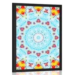 Plakat zanimiva Mandala - 30x45 silver