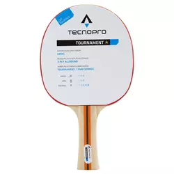 Tecnopro Tournament 1 M3, reket za stolni tenis, crna