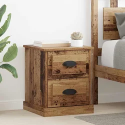 Noćni ormar Staro drvo 39 x 39 x 47.5 cm Konstruirano drvo