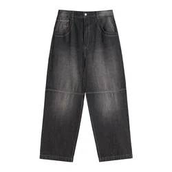 Bershka Kavbojke črn denim