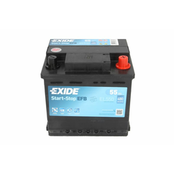 AKUMULATOR EXIDE 55Ah 480A D+EFB START-STOP EL550