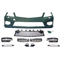 OEM Prednji AMG branik Mercedes C-class W204 (2011+) dnevna svetla + otvori za senzore