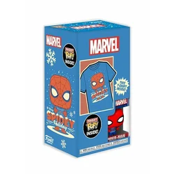 Funko Pocket POP&Tee:Mrvl-Holiday Spiderman-S