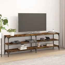 TV ormarić boja dimljenog hrasta 160x30x50 cm konstruirano drvo