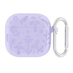 Zastitna futrola Flower za Airpods 3 ljubicasta