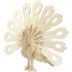 3D leseni model pava