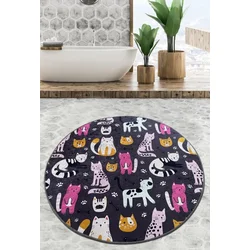 Lessentiel Maison Kupatilski otirač Park Cat, 100cm, Šareni