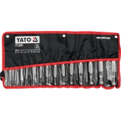 YATO YT-3591 Set zumbi, 2-22mm, 15 delova