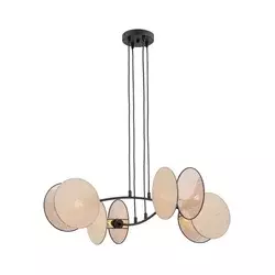 Luster na sajli MOTIF 4xE14/10W/230V bež